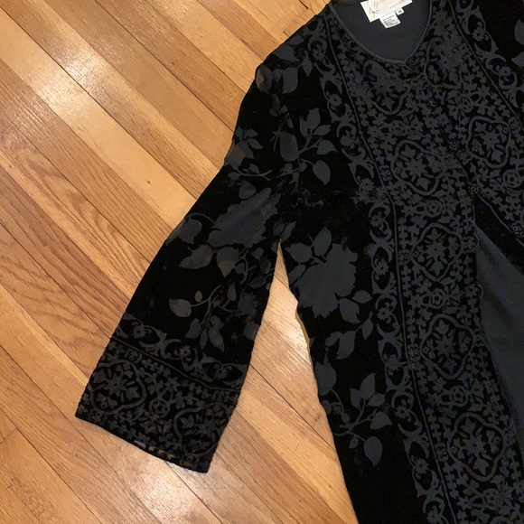 Vintage yolanda designer collection velvet pants suit SZ 16 (runs small) - Picture 14 of 15